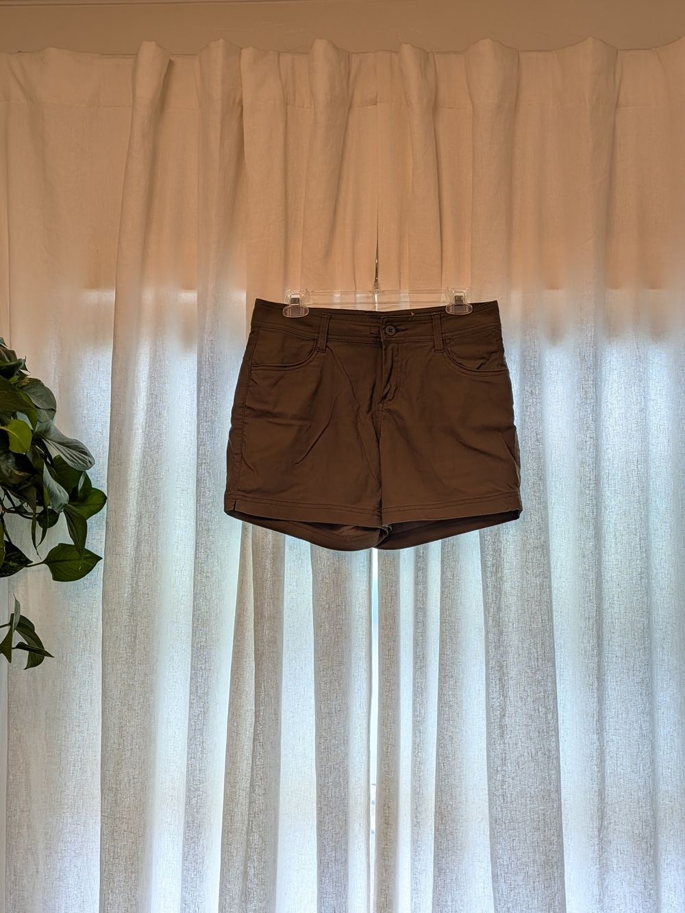 Prana Olive Green Utility Shorts